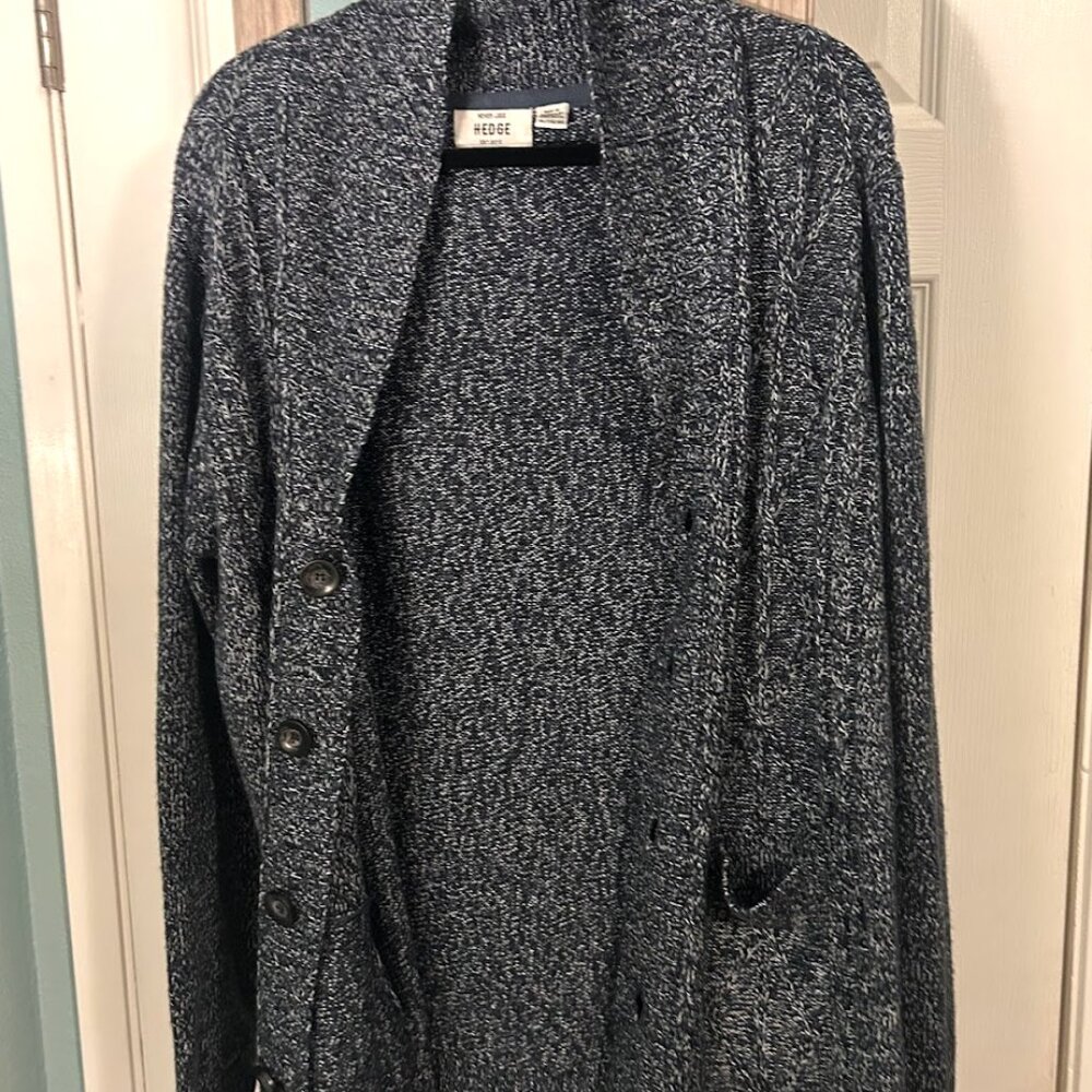 "Never Lose" Hedge Blue Cardigan
